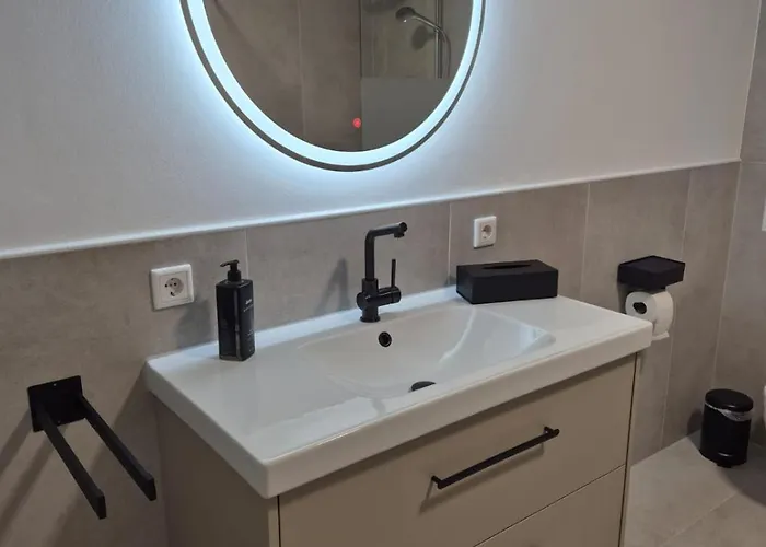 Luxsuite Still Und Komfort 1 Balkon Grill Tv-75 Zoll Apartamento *